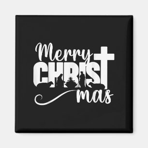 Frohe Christ Mas Christlich Weihnachten Jesus Chri Magnet