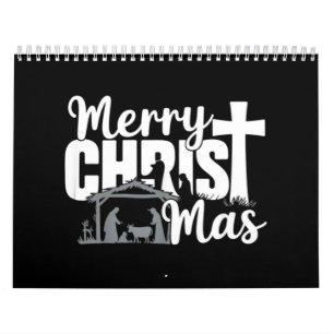 Frohe Christ Mas christlicher Weihnachten Jesus Fa Kalender