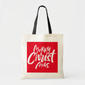 Frohe Christliche Weihnachtsbriefe Religiös Tragetasche (Vorne)