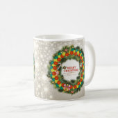 Frohe Christmas Pickleball 1A Tasse (VorderseiteRechts)