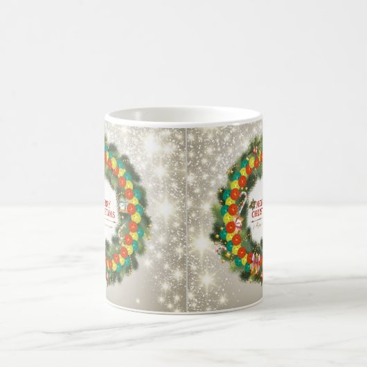 Frohe Christmas Pickleball 1A Tasse (Mittel)