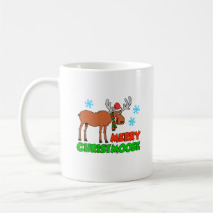 Frohe Christmoose Niedliche Ferienwohnung Kaffeetasse