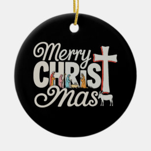 Frohe Christus Mas Christlich Weihnachten Jesus Xm Keramik Ornament