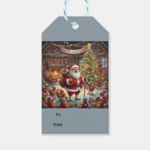 Frohe Cluckmas, Geschenkanhänger