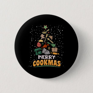 Frohe Cookmas Funny Xmas Koch Kochen Weihnachten T Button