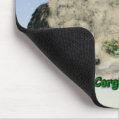 Frohe Corgi-Weihnachten! Mousepad (Ecke)