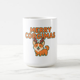 Frohe Corgimas Lustiges Corgi Weihnachten Hundemam Kaffeetasse