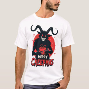 Frohe Creepmas Krampus Feiertage T-Shirt