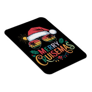 Frohe Cruisemas 2024 Weihnachten Santa Rentier  Magnet