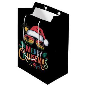 Frohe Cruisemas 2024 Weihnachten Santa Rentier  Mittlere Geschenktüte