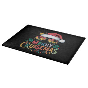 Frohe Cruisemas 2024 Weihnachten Santa Rentier  Schneidebrett