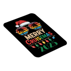 Frohe Cruisemas 2025 Personalisierte Weihnachtskre Magnet