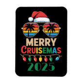Frohe Cruisemas 2025 Personalisierte Weihnachtskre Magnet (Vertikal)