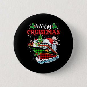 Frohe Cruisemas Familienkreuzfahrt Weihnachtsspaß Button