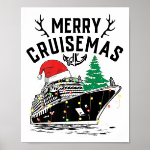 Frohe Cruisemas Weihnachten Familien Kreuzfahrt Sc Poster
