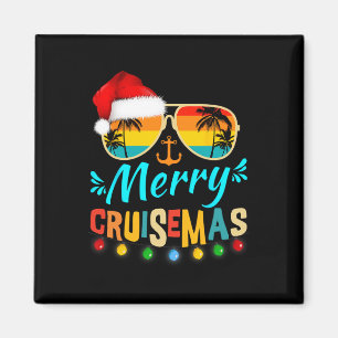 Frohe Cruisemas Weihnachten Santa Rentier Kreuzfah Magnet