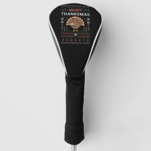 Frohe Dankmas Weihnachten Erntedankfest Pute Golf Headcover