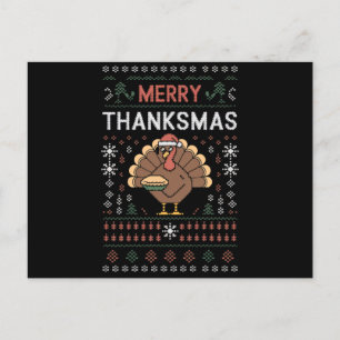 Frohe Dankweihnachten Weihnachten Erntedankfest Pu Postkarte