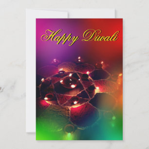 Frohe Diwali-Feiertagskarte Feiertagskarte