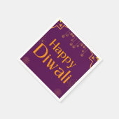 Frohe Diwali-Party Serviette (Ecke)