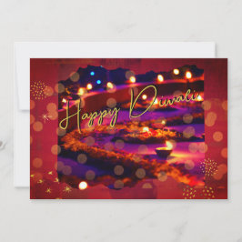 Frohe Diwali-Urlaubskarte Feiertagskarte