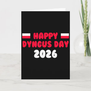 Frohe Dyngus Day 2026 Polnischer Feiertag Ostermon Karte