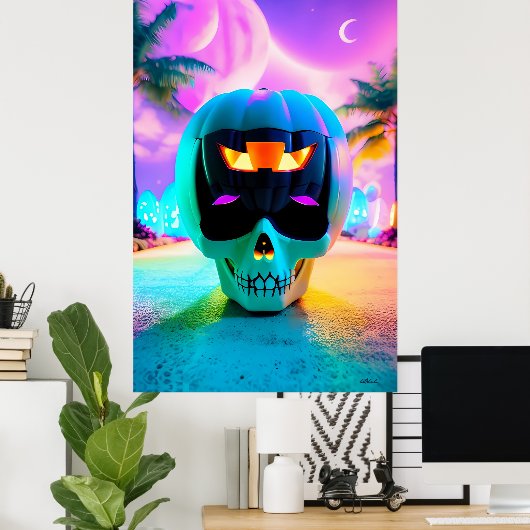 Frohe Easterween Poster (Heimbüro)