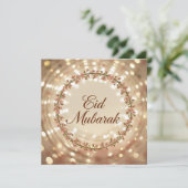 Frohe Eid Mubarak-Karte  Feiertagskarte (Stehend Vorderseite)