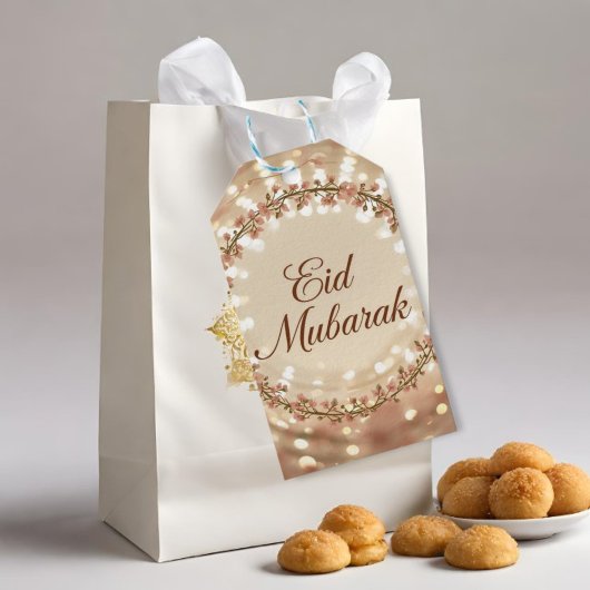 Frohe Eid Mubarak Karte  Geschenkanhänger