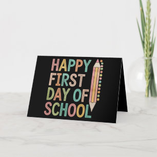 Frohe Einschulung, zurück zur Schule Ankündigung