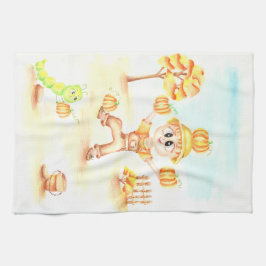 Frohe Ernte kleiner Ingwerjunge Geschirrtuch