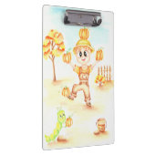 Frohe Ernte kleiner Ingwerjunge Klemmbrett (Rechts)