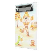 Frohe Ernte kleiner Ingwerjunge Mini Klemmbrett (Gewinkelt2)