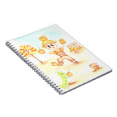 Frohe Ernte kleiner Ingwerjunge Notizblock (Rechte Seite)