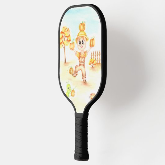 Frohe Ernte kleiner Ingwerjunge Pickleball Schläger (Links)