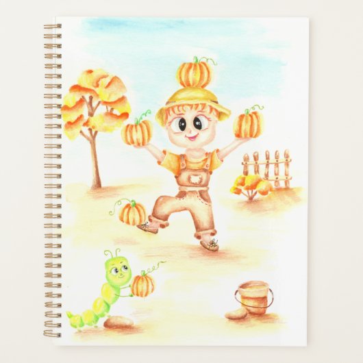 Frohe Ernte kleiner Ingwerjunge Planer (Vorderseite)