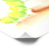 Frohe Ernte kleiner Ingwerjunge Poster (Ecke)