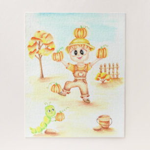 Frohe Ernte kleiner Ingwerjunge Puzzle