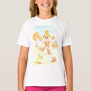Frohe Ernte kleiner Ingwerjunge T-Shirt