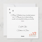 Frohe erste Weihnachten als Familie von vier (Rückseite)