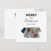 Frohe erste Weihnachten als meine Mommy 2 Baby Fot (Vorne/Hinten)