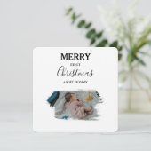 Frohe erste Weihnachten als meine Mommy 2 Baby Fot (Stehend Vorderseite)