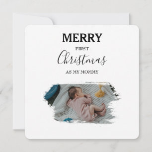 Frohe erste Weihnachten als meine Mommy 2 Baby Fot
