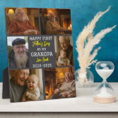 Frohe erster Opa-Tag Fotocollage Fotoplatte (Seite)