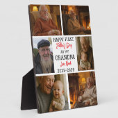 Frohe erster Opa-Tag Fotocollage Fotoplatte (Seite)