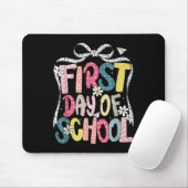 Frohe Erster Schultag Coquette-Bogen Studentin Mousepad (Mit Mouse)