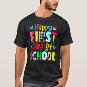 Frohe Erster Schultag Schulkrankenschwester Leben T-Shirt