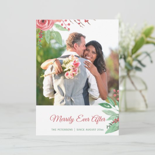 Frohe Ever Nach Weihnachten Urlaub Foto (Stehend Vorderseite)