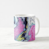 Frohe farbenfrohe Abstract Tasse (VorderseiteRechts)