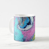 Frohe farbenfrohe Abstract Tasse (Vorderseite Links)